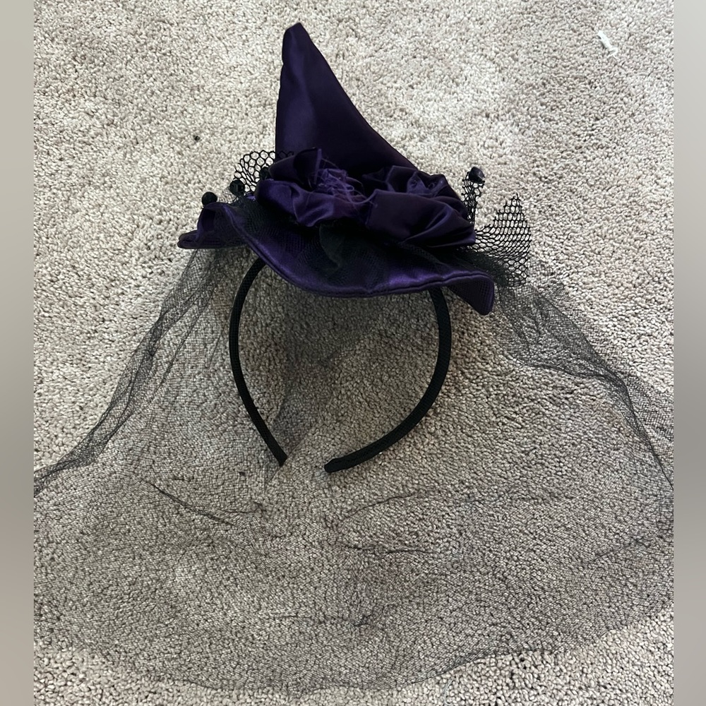 Halloween Witch Headband Hat
